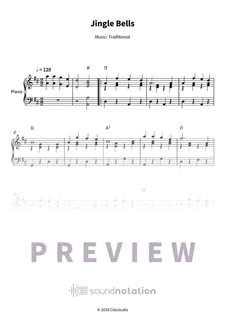 Jingle Bells - Preview Page 1