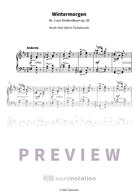 Wintermorgen - Preview Page 1