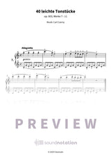 40 leichte Tonstücke - Preview Page 1
