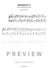 Gnossienne n° 1 - Preview Page 1