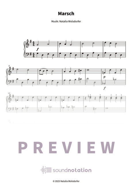 Einkaufsmarsch - Preview Page 1
