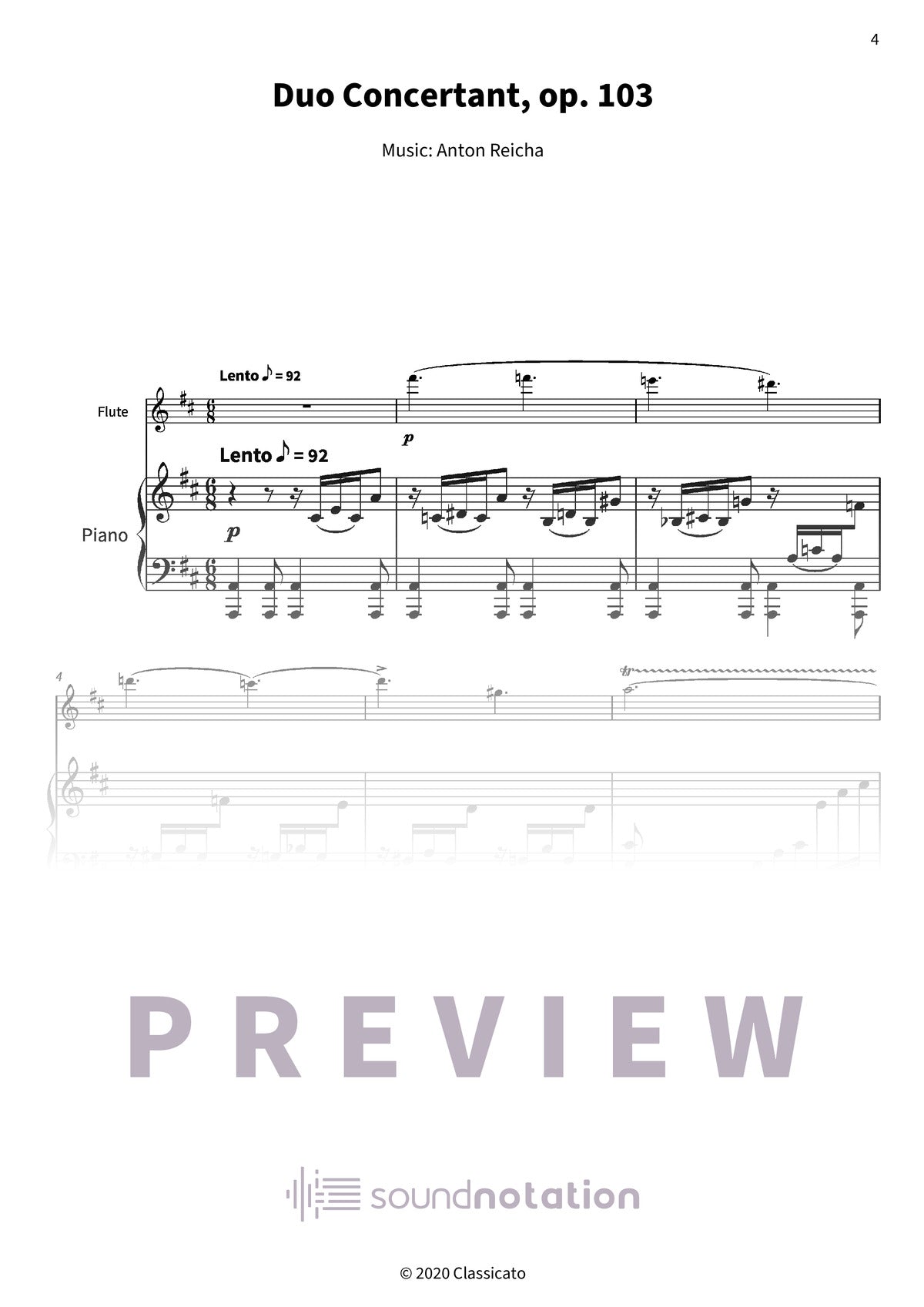 Grand duo concertant - Preview Page 1