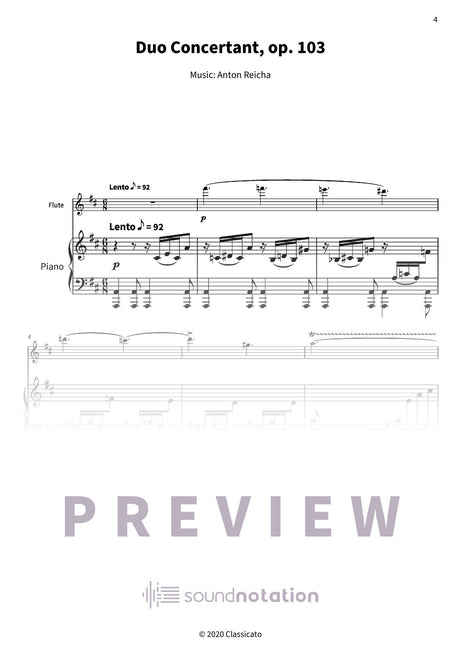 Grand duo concertant - Preview Page 1