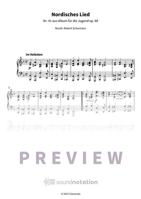 Nordisches Lied - Preview Page 1