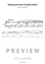 Musique pour bercer les petits enfants - Preview Page 1