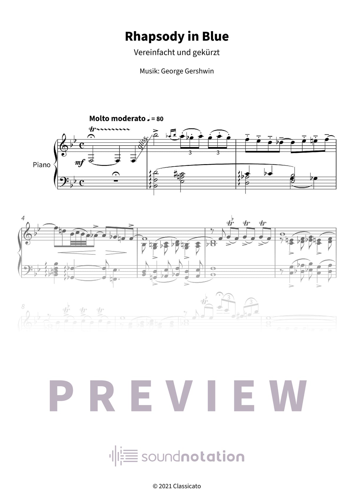 Rhapsody in Blue - Preview Page 1