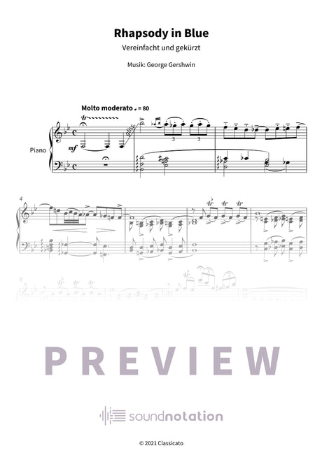 Rhapsody in Blue - Preview Page 1