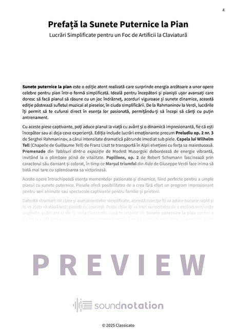 Sunete Puternice la Pian - Preview Page 1