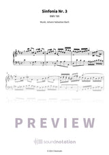 Sinfonia Nr. 3 - Preview Page 1
