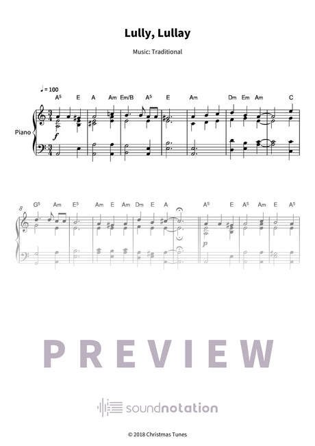 Lully, Lullay - Preview Page 1