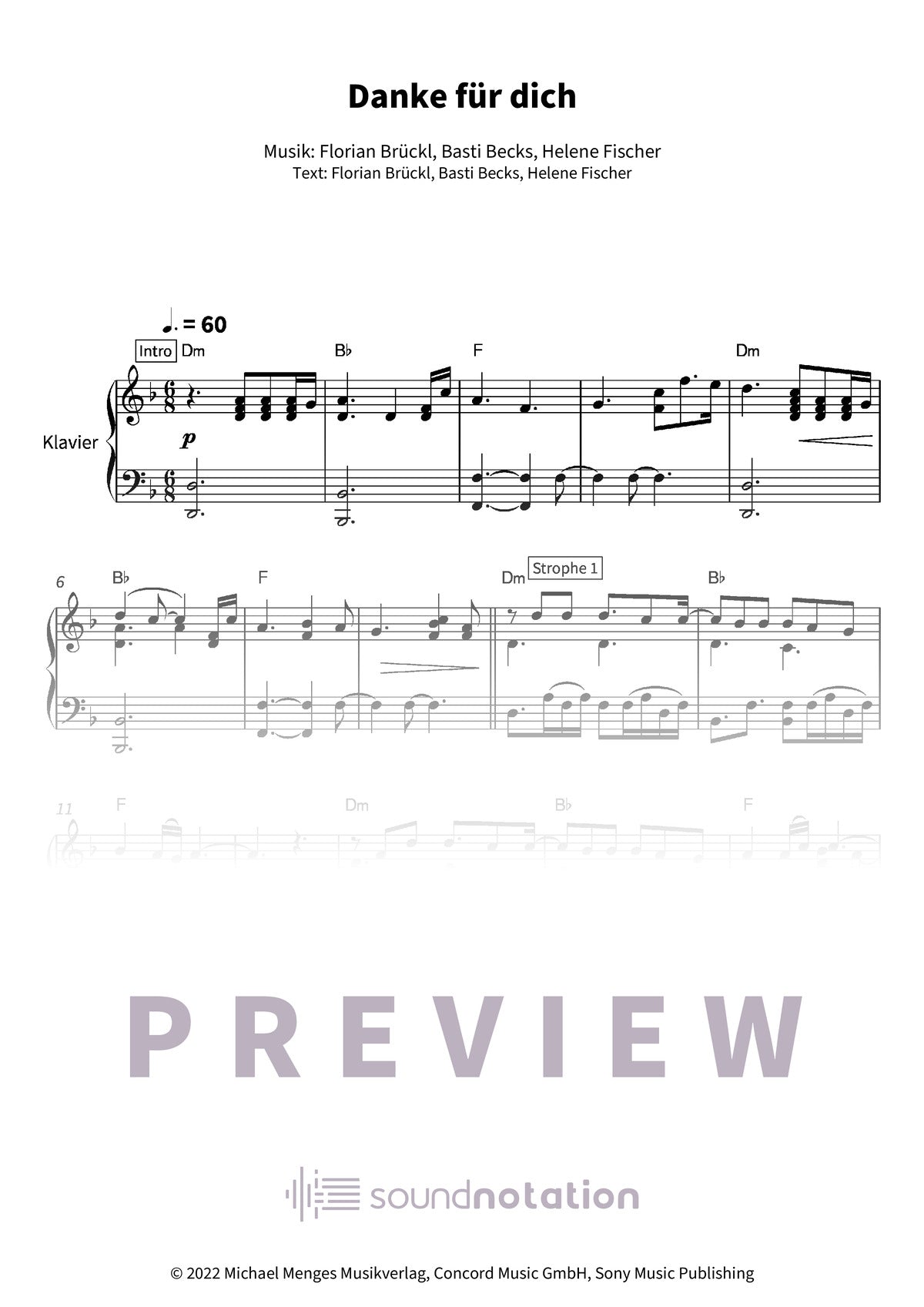 Danke für dich - Preview Page 1