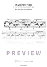 Allegro molto vivace - Preview Page 1