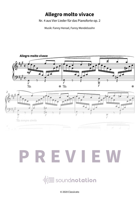 Allegro molto vivace - Preview Page 1