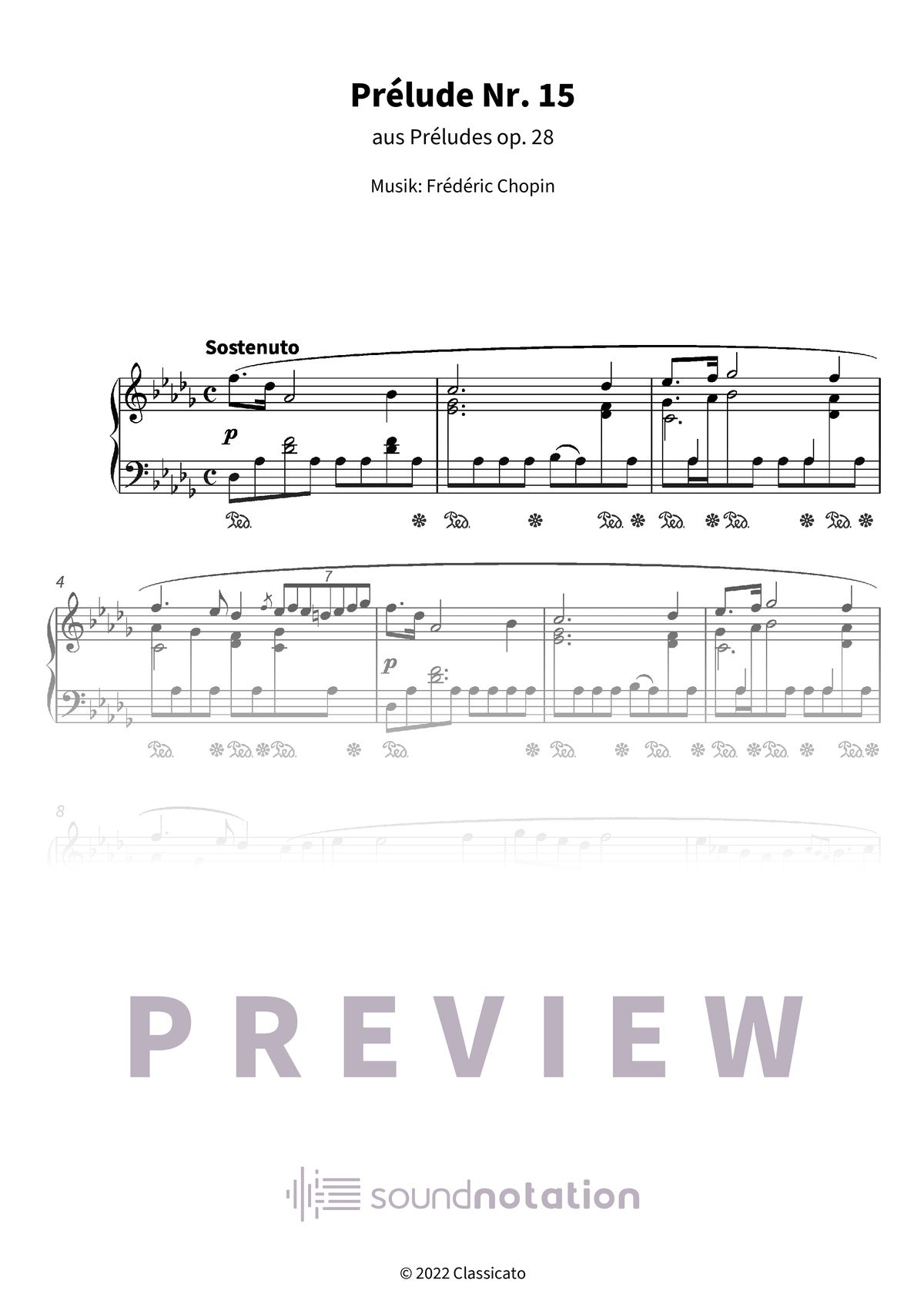 Prélude Nr. 15 - Preview Page 1