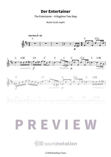 Der Entertainer - Preview Page 1