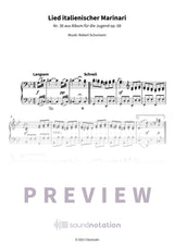 Lied italienischer Marinari - Preview Page 1