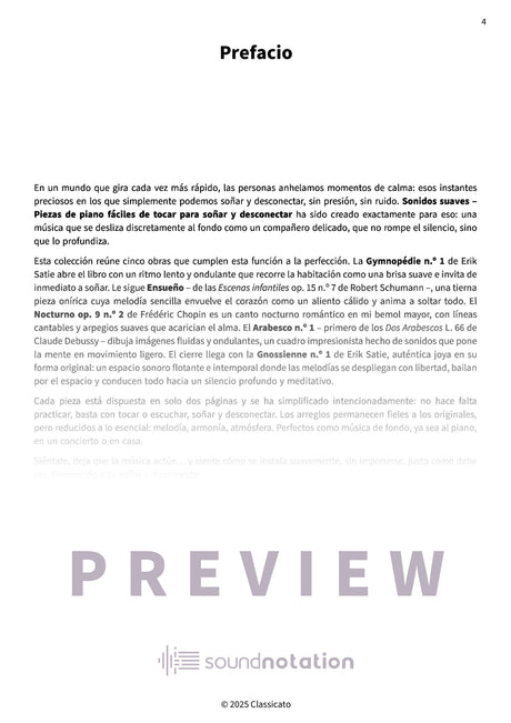 Sonidos suaves - Preview Page 1