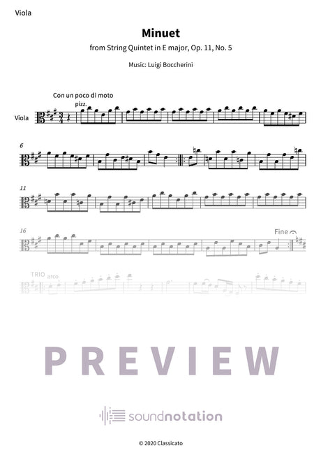 Minuet - Preview Page 1