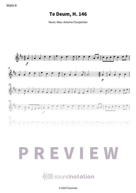 Te Deum - Preview Page 1