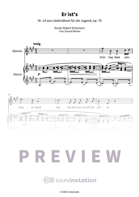 Er ist's - Preview Page 1