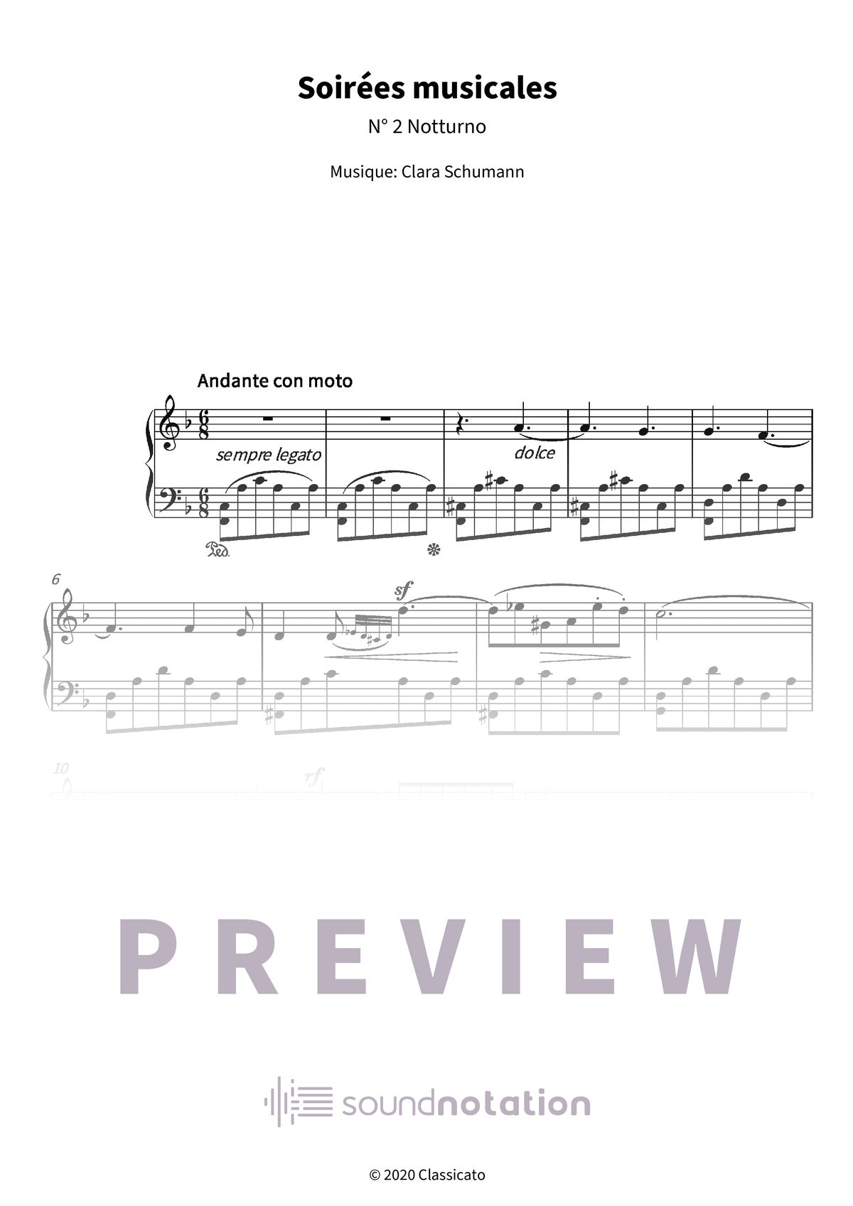 Soirées musicales - Preview Page 1