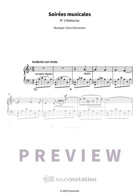Soirées musicales - Preview Page 1