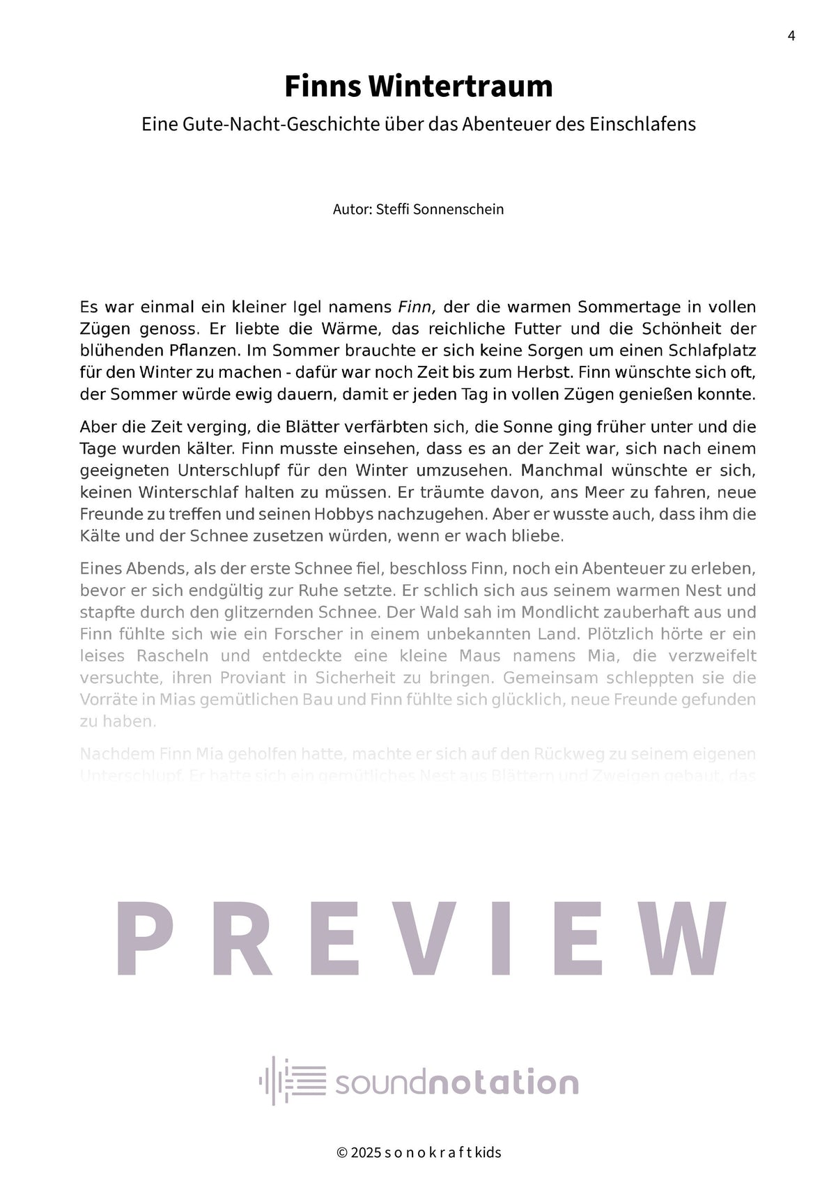 Finns Wintertraum - Preview Page 1