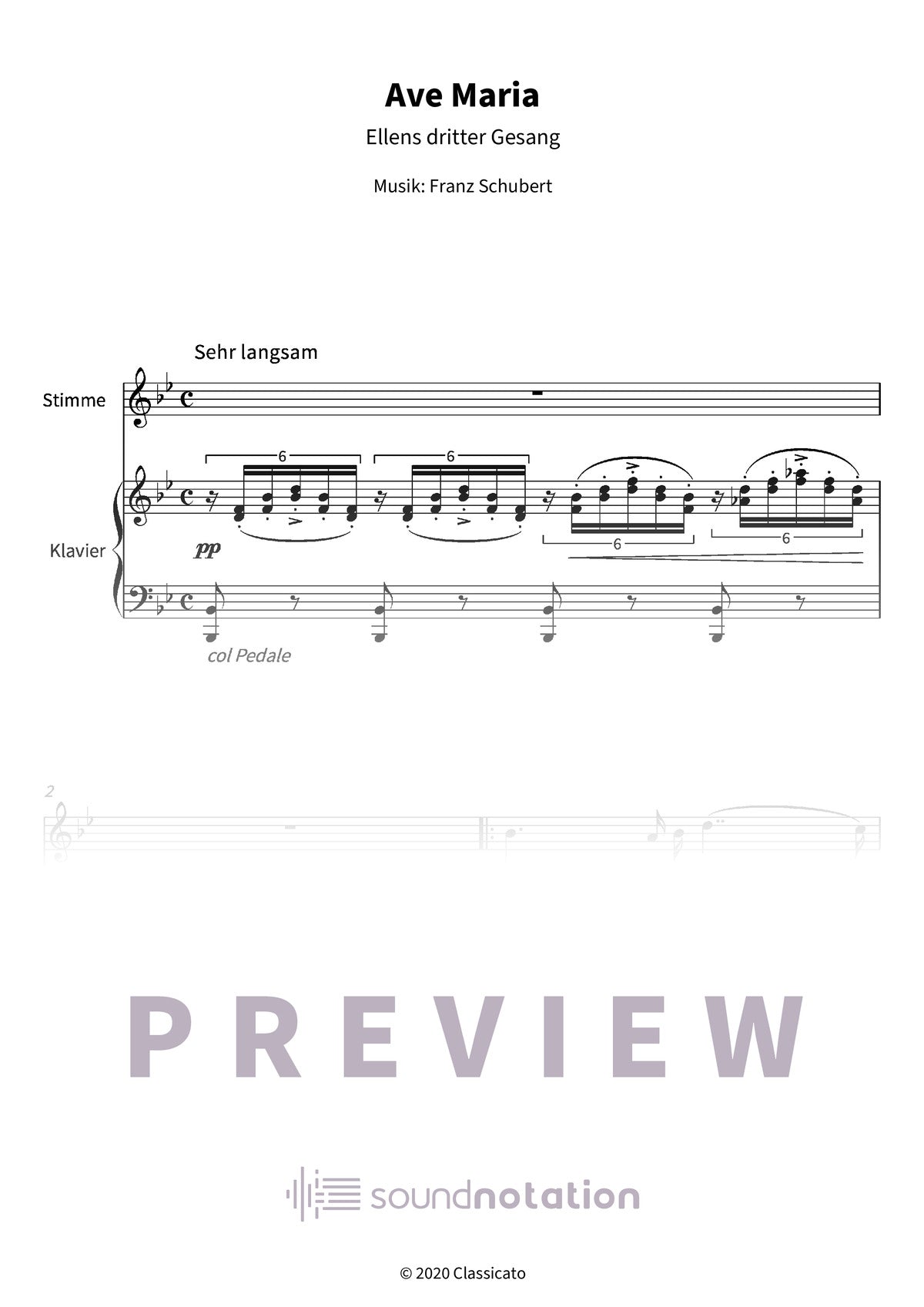 Ave Maria - Preview Page 1