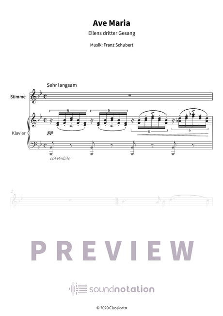 Ave Maria - Preview Page 1