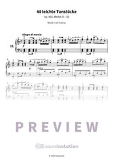 40 leichte Tonstücke - Preview Page 1