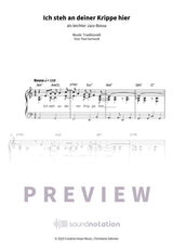 Ich steh an deiner Krippe hier - Preview Page 1