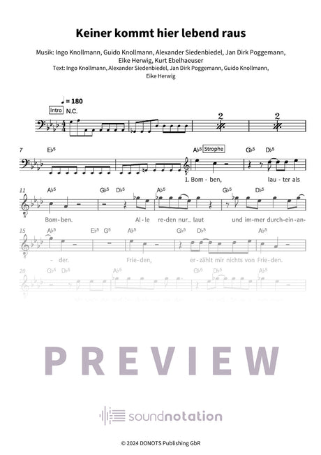 Keiner kommt hier lebend raus - Preview Page 1