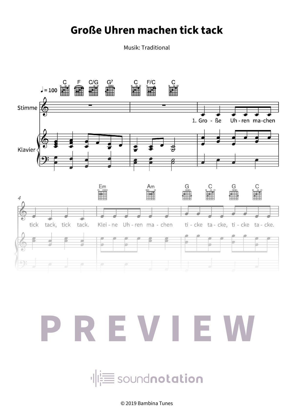 Große Uhren machen tick tack - Preview Page 1