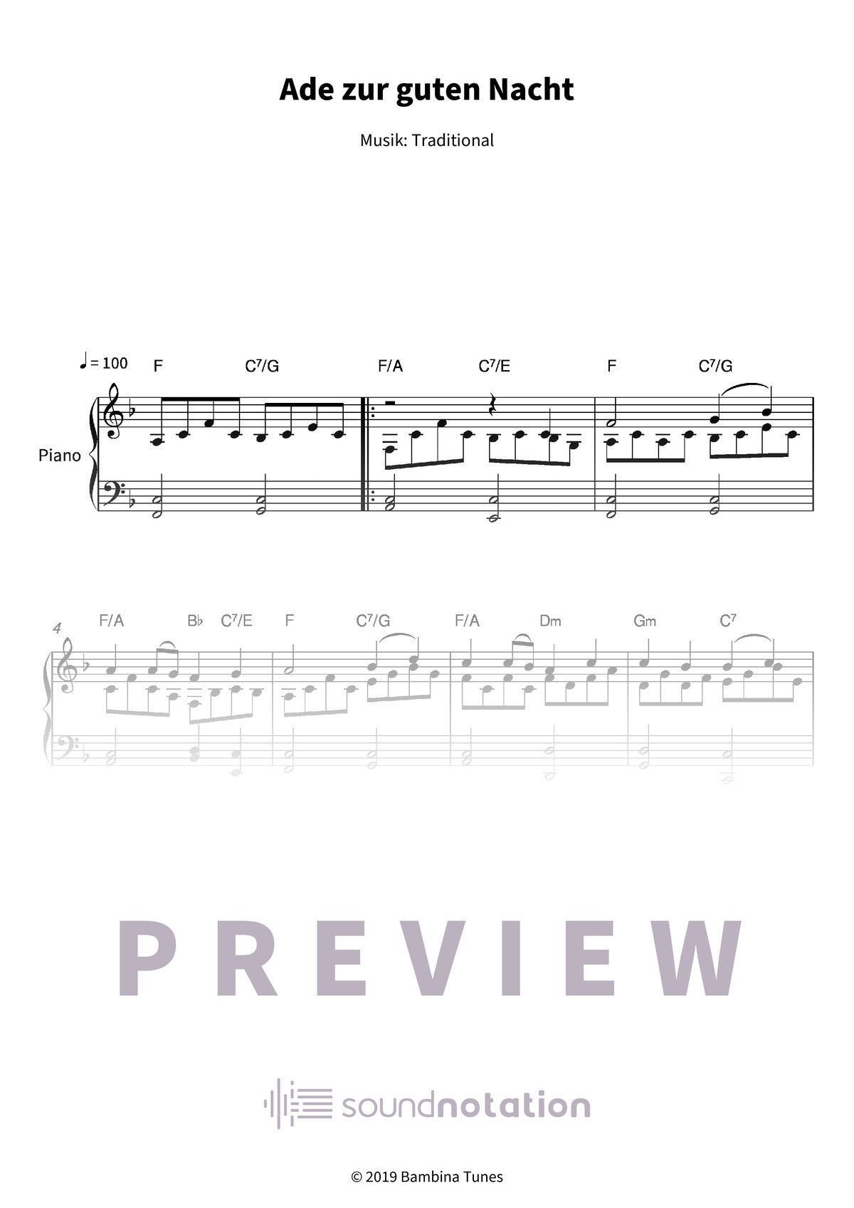 Ade zur guten Nacht - Preview Page 1