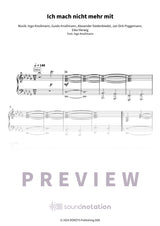 Ich mach nicht mehr mit - Preview Page 1