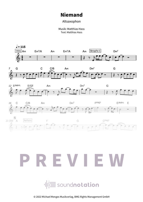 Niemand - Preview Page 1