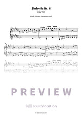 Sinfonia Nr. 6 - Preview Page 1
