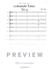 Deutscher Tanz Nr. 9 - Preview Page 1