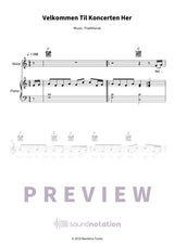 Velkommen Til Koncerten Her - Preview Page 1