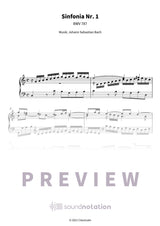 Sinfonia Nr. 1 - Preview Page 1