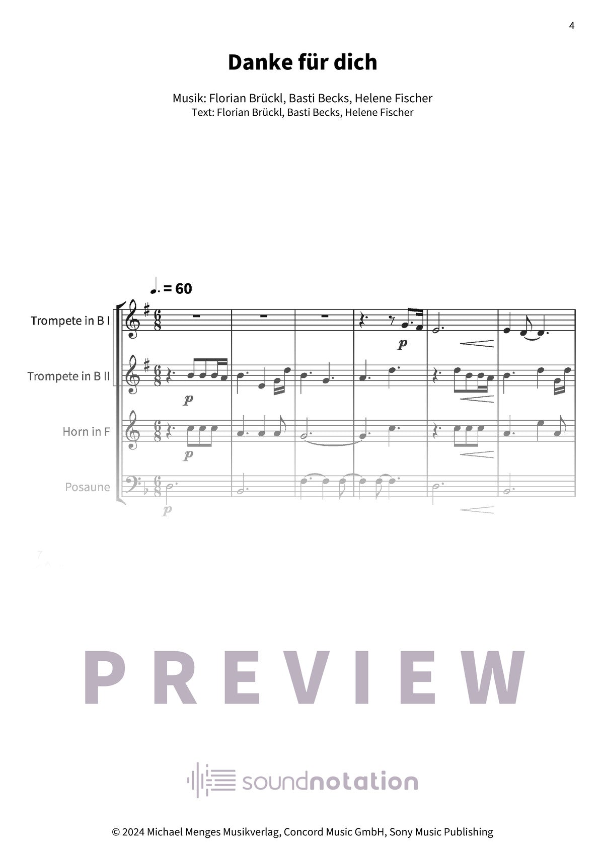 Danke für dich - Preview Page 1