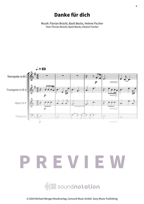 Danke für dich - Preview Page 1
