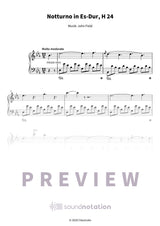 Notturno in Es-Dur, H 24 - Preview Page 1