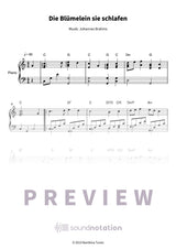 Die Blümelein sie schlafen - Preview Page 1