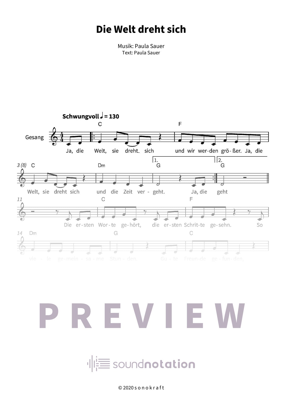 Die Welt dreht sich - Preview Page 1
