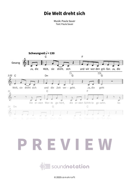 Die Welt dreht sich - Preview Page 1