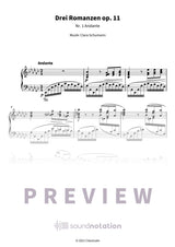 Drei Romanzen op. 11 - Preview Page 1