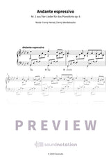 Andante espressivo - Preview Page 1