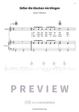 Harmonische Weihnachten mit Gesang und Begleitung - Preview Page 1