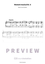 Moment musical Nr. 6 - Preview Page 1